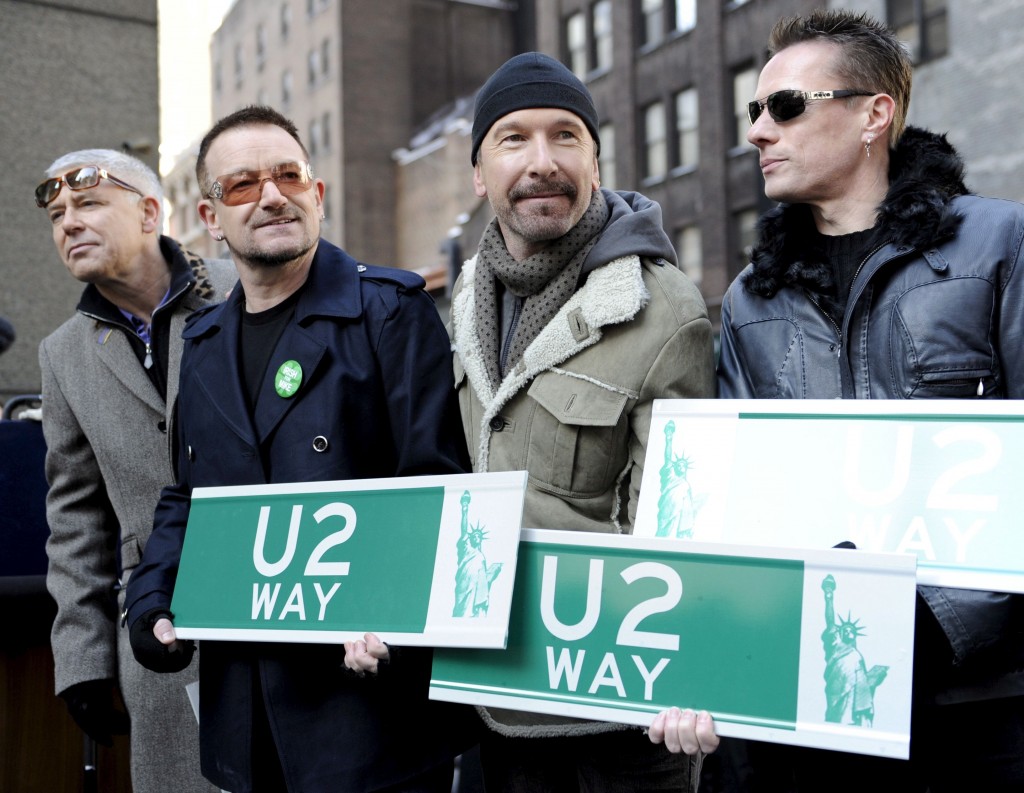 USA STREET RENAMED FOR U2